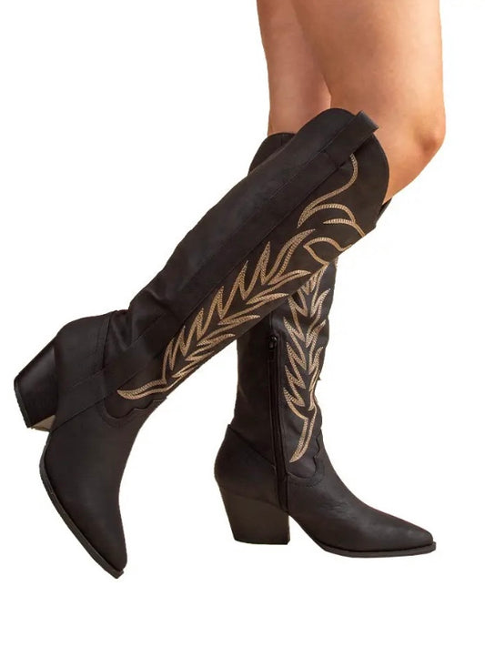The Pheobe Western Cowboy Boots